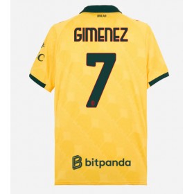 AC Milan Santiago Gimenez #7 Tredje Kläder 2025-26 Kortärmad